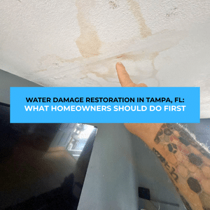 water damage restoration in Tampa FL