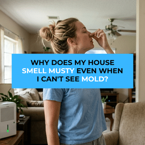 musty smell in house